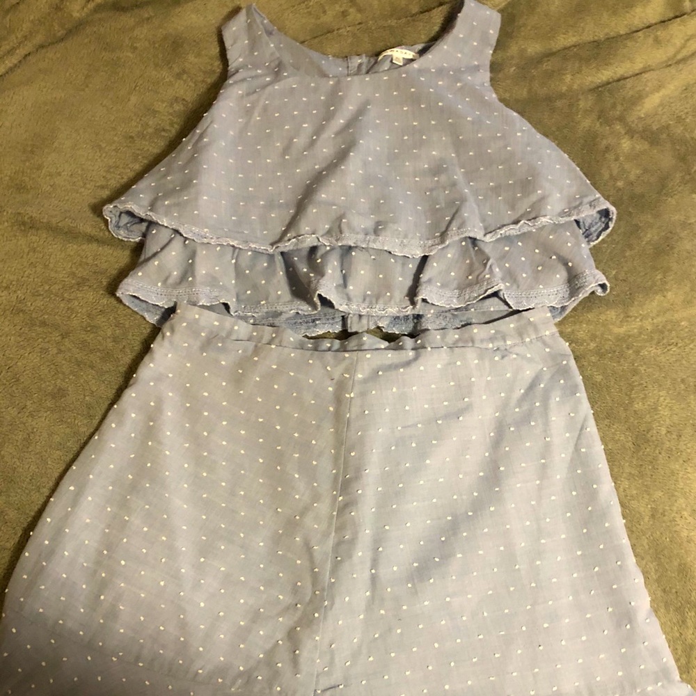 2 pc casual skirt set